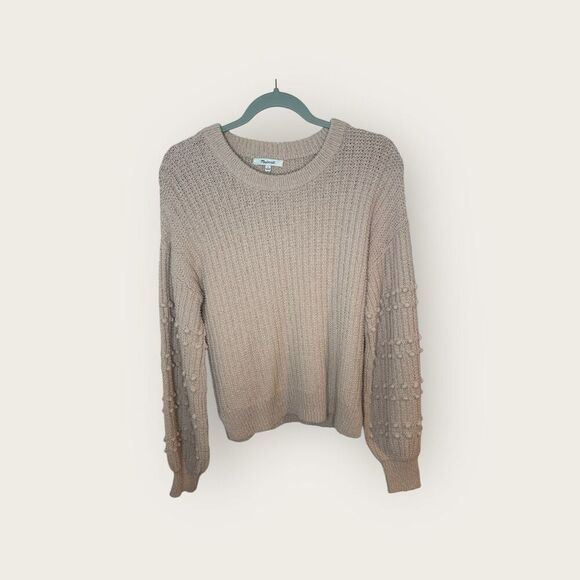 Madewell Bobble Pullover Sweater Avalon Pink Size Small - Picture 5 of 9